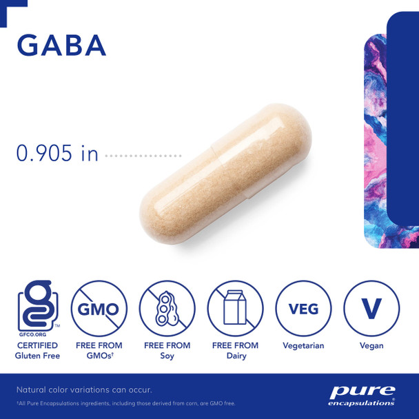 Pure Encapsulations GABA 120 vcaps