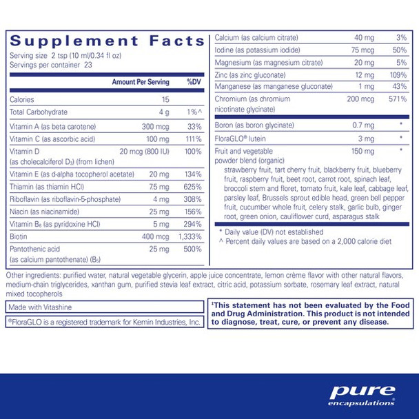 Pure Encapsulations LiquiNutrients 7.8 fl oz