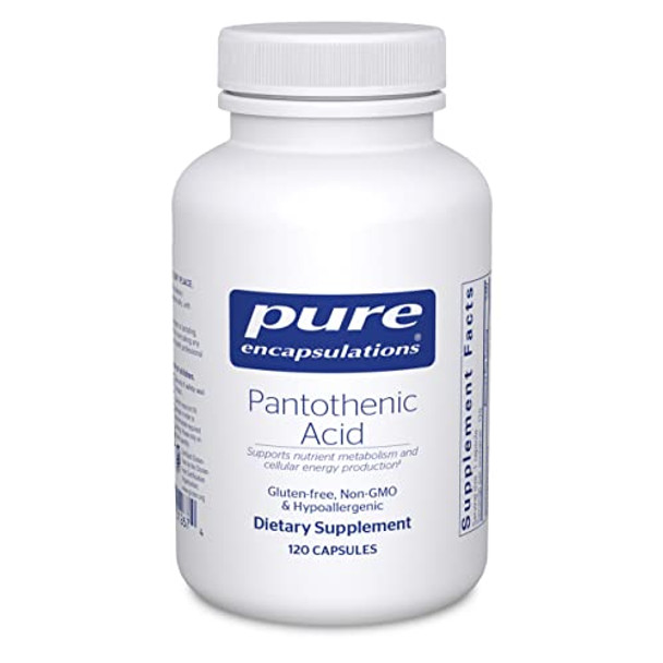 Pure Encapsulations Pantothenic Acid 120 vegcaps Pure Encapsulations Pantothenic Acid 120 vegcaps