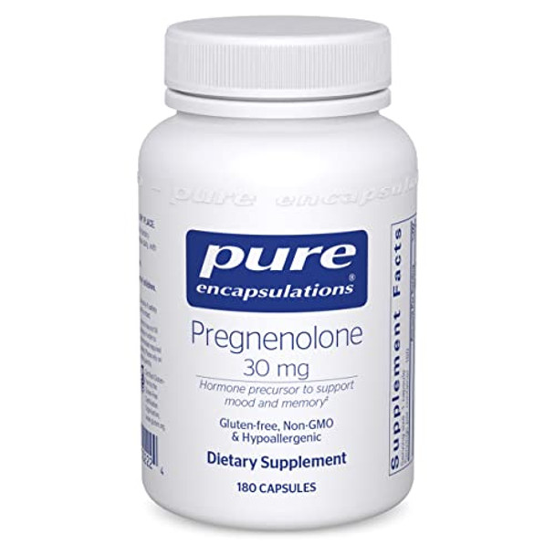Pure Encapsulations Pregnenolone 30 mg 180 vcaps Pure Encapsulations Pregnenolone 30 mg 180 vcaps