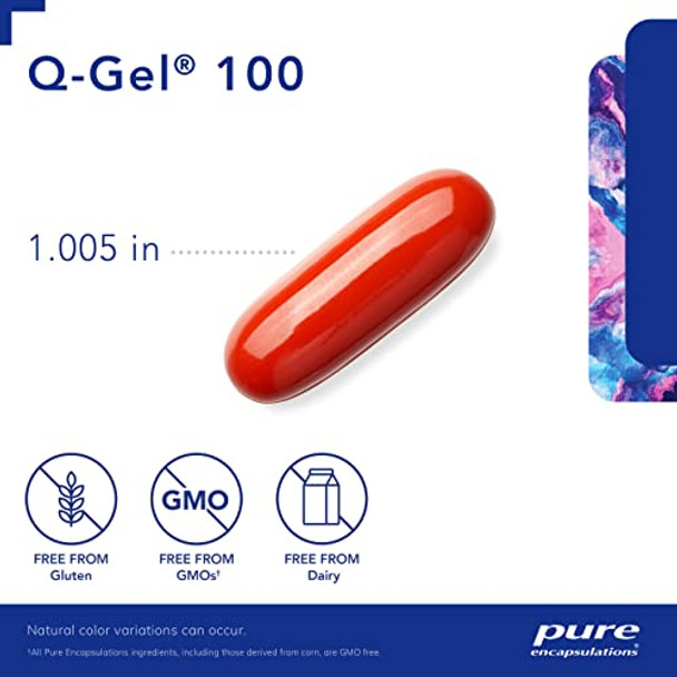 Pure Encapsulations Qgel 100 Mg 60 Caps