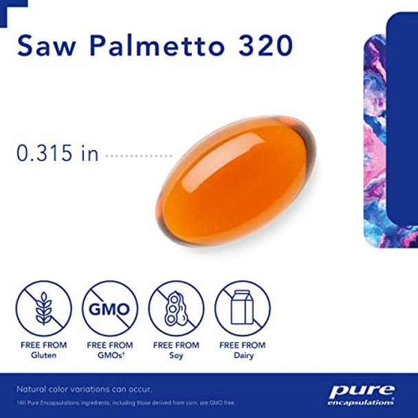 Pure Encapsulations Saw Palmetto 320 240 gels