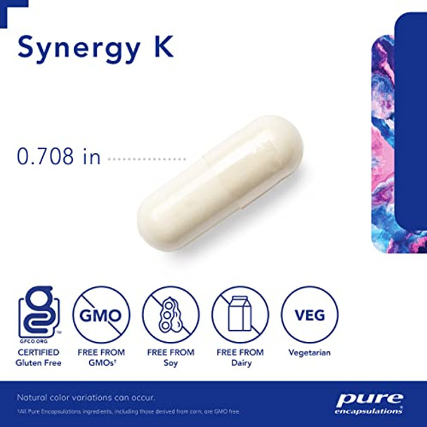 Pure Encapsulations Synergy K 120 caps