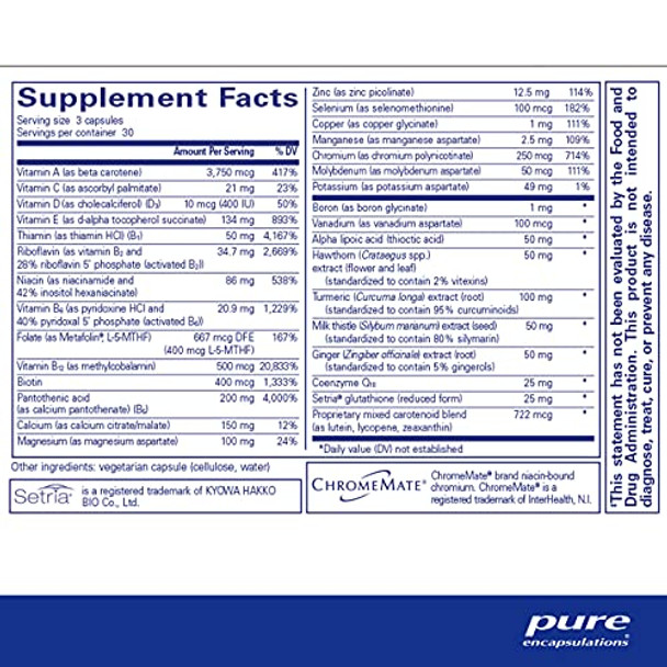 Pure Encapsulations Ultranutrient 90 Caps