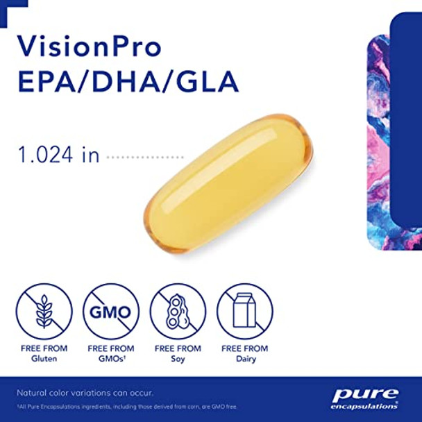 Pure Encapsulations VisionPro EPA/DHA/GLA 180 caps