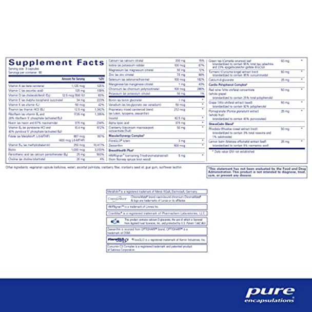 Pure Encapsulations Womens Nutrients 180 Vcaps