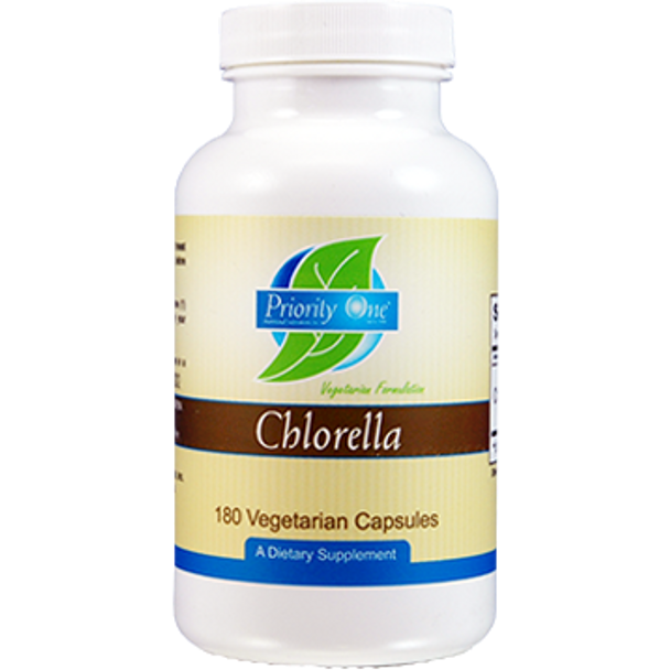 Priority One Vitamins Chlorella 300 mg 180 vegcaps