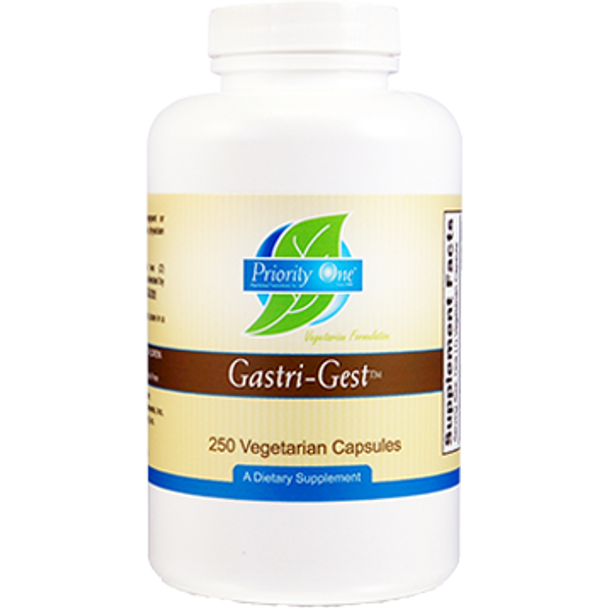 Priority One Vitamins GastriGest 250 vegcaps