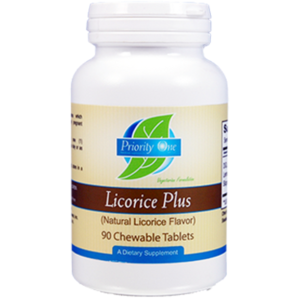 Priority One Vitamins Licorice Plus Chewable 90 tabs