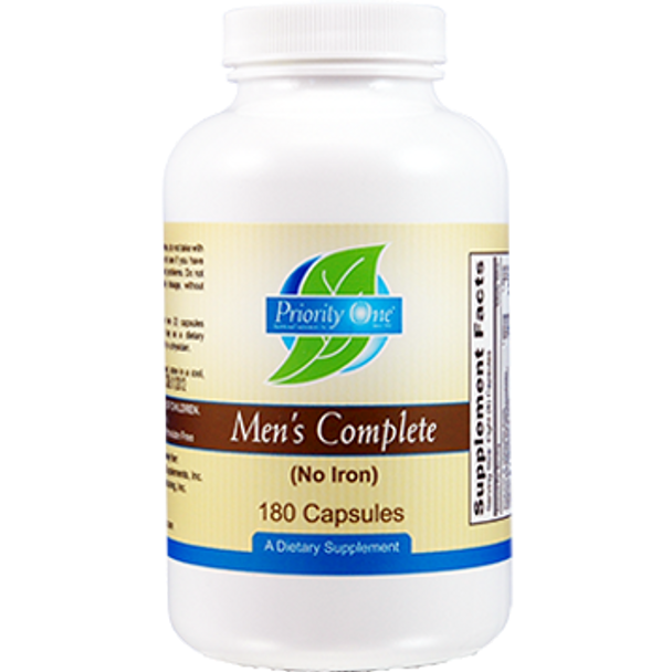 Priority One Vitamins Mens Complete  180 capsules