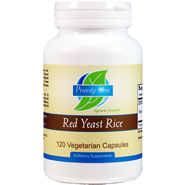 Priority One Vitamins Red Yeast Rice 120 vegcaps