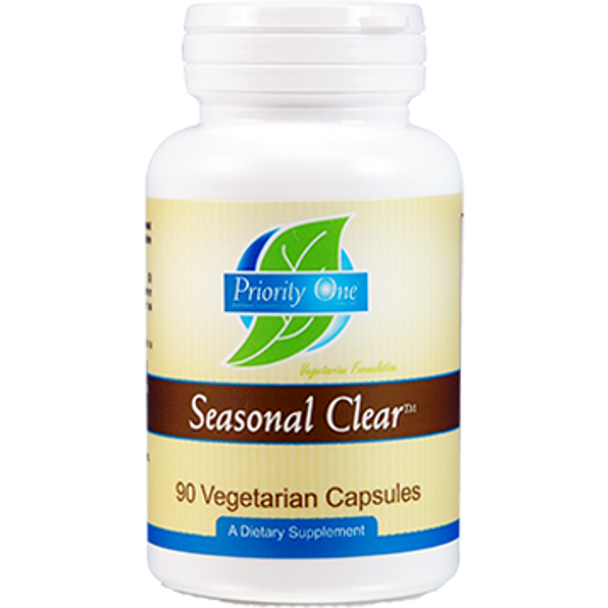 Priority One Vitamins Seasonal Clear  90 vegetarian capsules