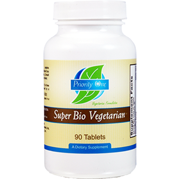 Priority One Vitamins Super Bio Vegetarian 90 tabs