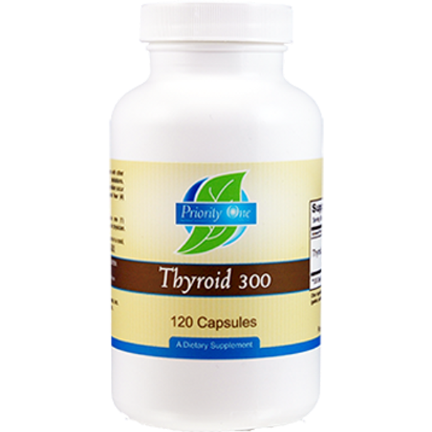 Priority One Vitamins Thyroid 300 mg 120 caps