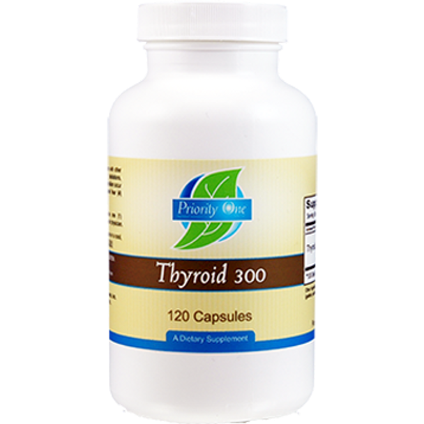 Priority One Vitamins Thyroid 300 mg 120 caps