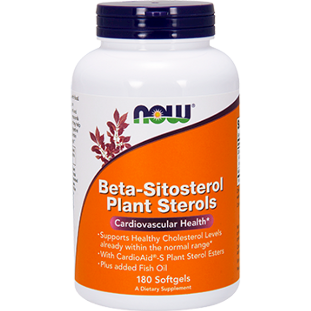 NOW BetaSitosterol Plant Sterols 180 gels