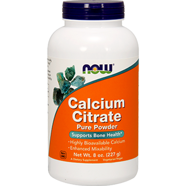 NOW Calcium Citrate Powder 8 oz