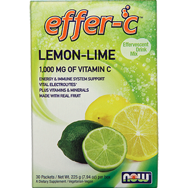 Now Efferc Lemon Lime 30Pkt