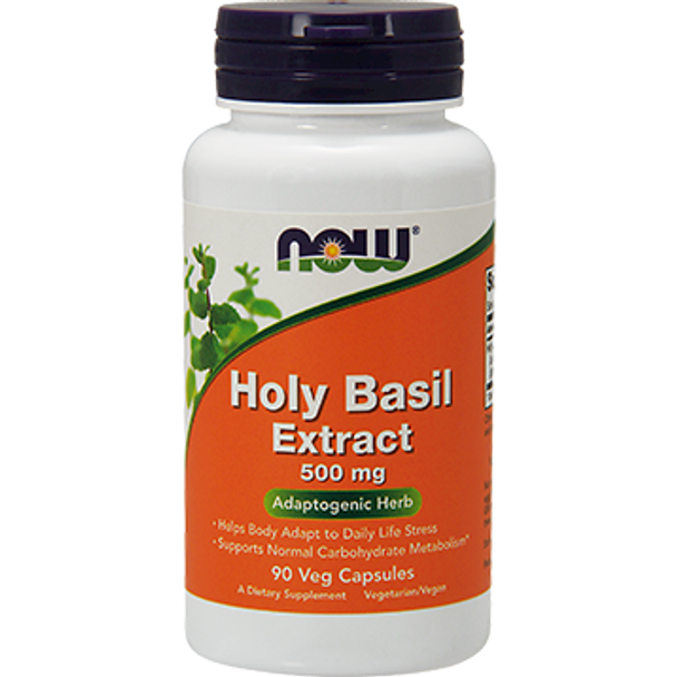 NOW Holy Basil Extract 500 mg 90 vegcaps