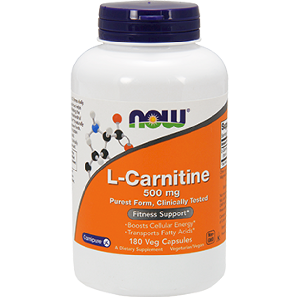 NOW LCarnitine 500 mg 180 vcaps