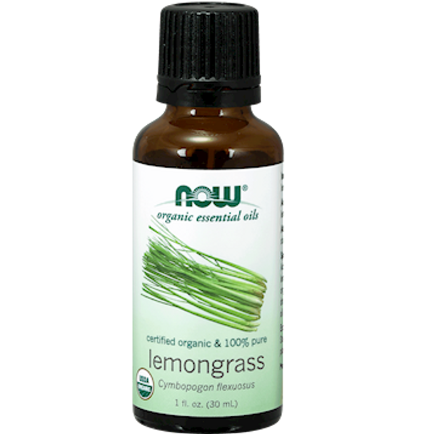 NOW Lemongrass Oil Organic 1 fl oz