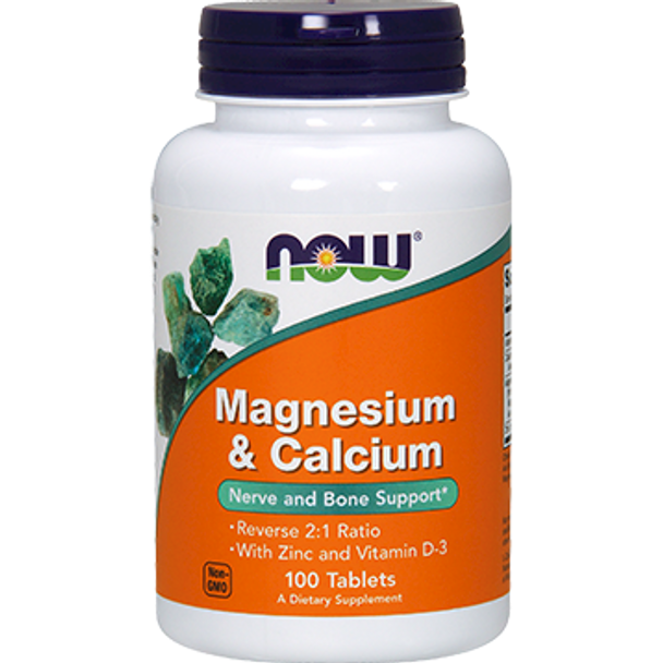 NOW Magnesium  Calcium 21 ratio 100 tabs