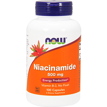 Now Niacinamide 500 Mg 100 Caps