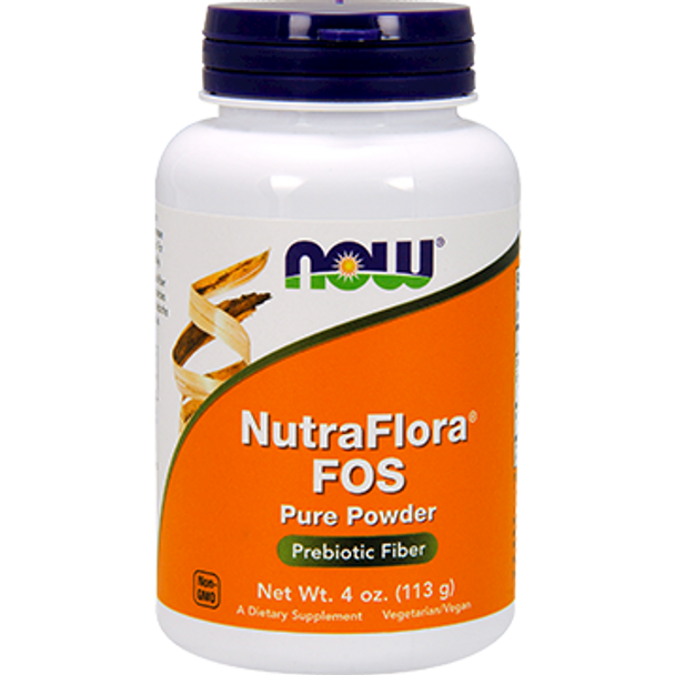 NOW NutraFlora FOS Powder 4 oz