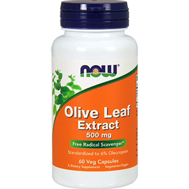 NOW Olive Leaf Extract 500 mg 60 vegcaps