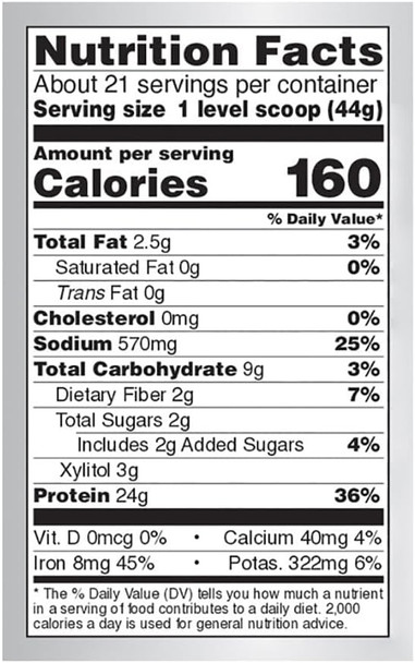NOW Pea Protein Creamy Chocolate 2lbs
