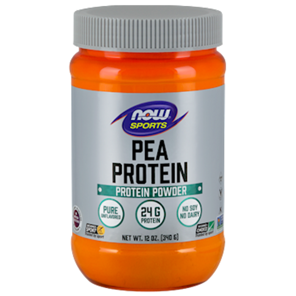 NOW Pea Protein Unflavored 12 oz