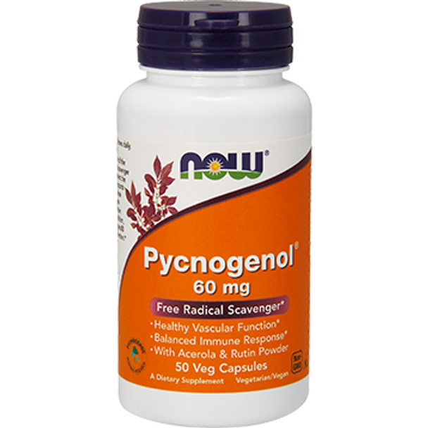 NOW Pycnogenol 60 mg 50 vegcaps