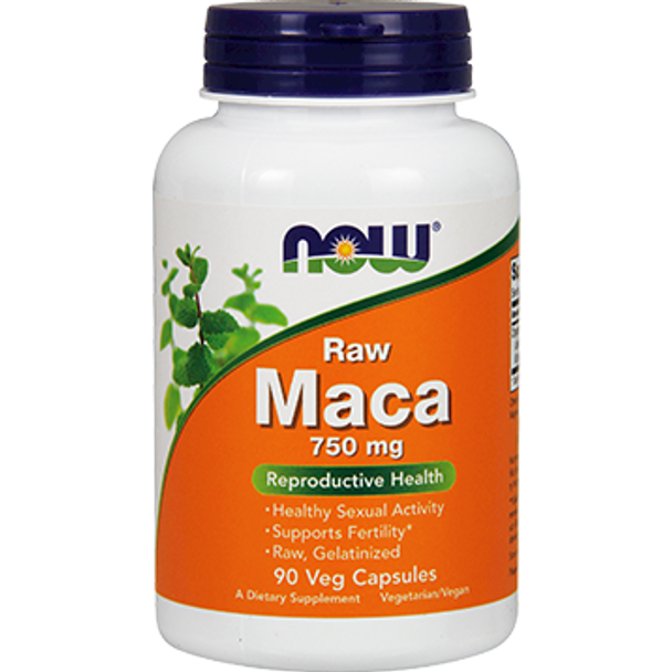 NOW Raw Maca 750 mg 90 vcaps