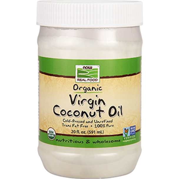 NOW Virgin Coconut Oil 20 fl oz