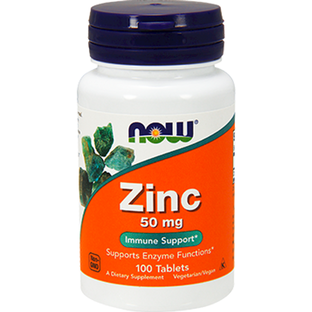NOW Zinc 50 mg 100 tabs