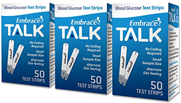 Embrace Blood Glucose Test Strips 150ct