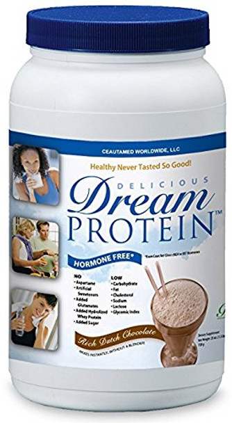 Greens First  Dream Protein Dutch Chocolate  Proprietary HormoneFree Whey Protein Isolate Boost Immune System Enhance Energy Levels Maintain Lean Body Mass  1.5 Pound 30 Servings