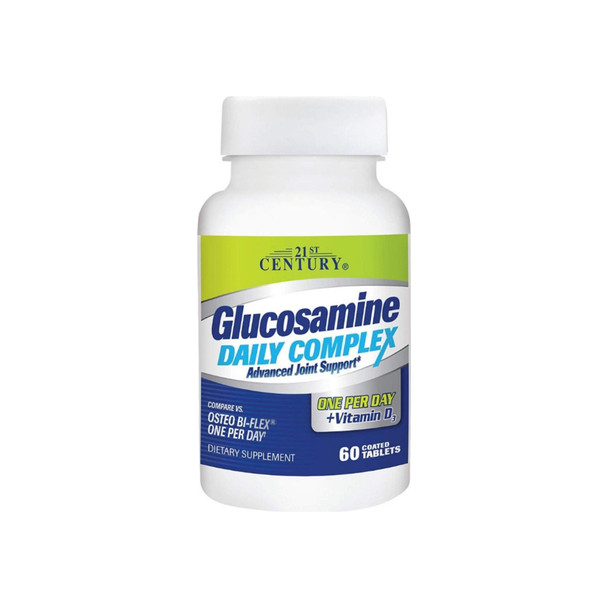 21st Century Glucosamine Daily Complex + Vitamin D3 Tablets, 60 ea