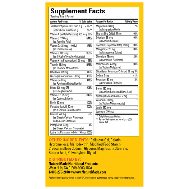 Nature Made Maximin Pack - Vitamins for Active Lifestyles, 30 Day Supply
