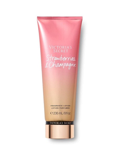 Victorias Secret Strawberries  Champagne Fragrance Lotion 8 oz