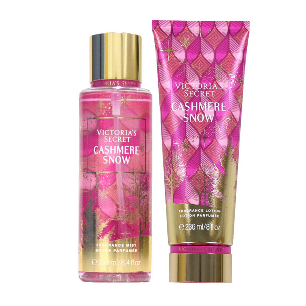 Victorias Secret Cashmere Snow Fragrance Mist and Lotion