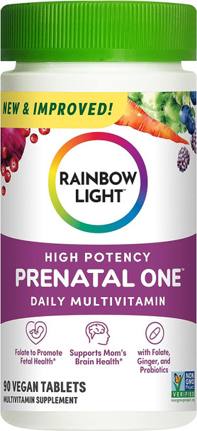 Rainbow Light Prenatal One' Multivitamin -- 90 Tablets