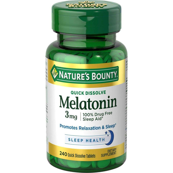 Nature'S Bounty Nature'S Bounty Melatonin, 120 Tabs 3 Mg