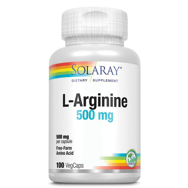 Solaray L-Arginine, 500 mg | 100 Count