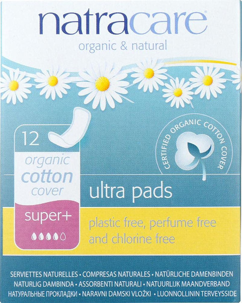 Natracare 3117 Ultra Super Pads 12 Count