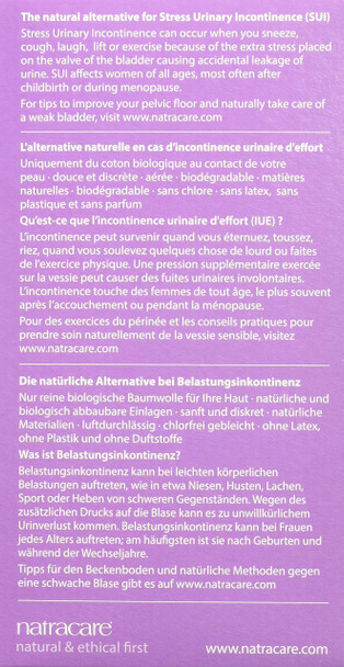 NATRACARE PADSDRYLIGHTINCONTINCE 20 CT