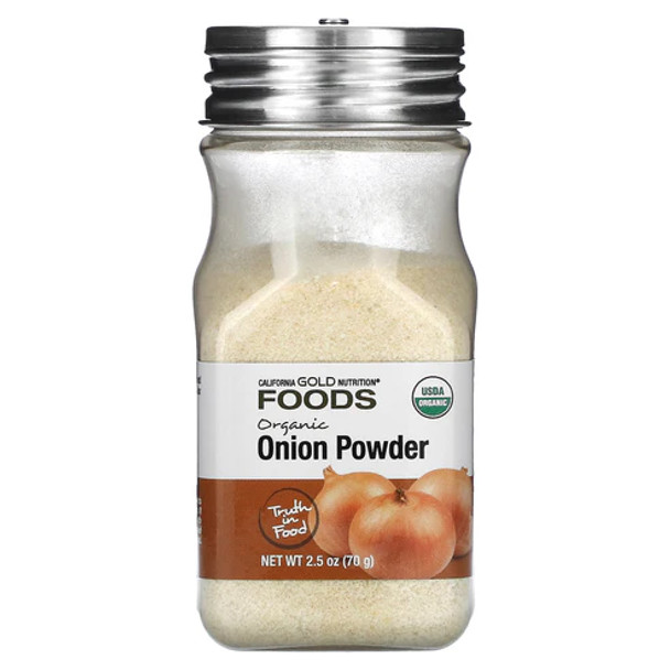California Gold Nutrition Organic Onion Powder, 2.5 oz (70 g)