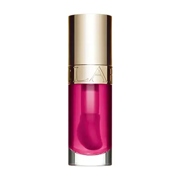 Clarins Lip Comfort Oil  Soothes Comforts Hydrates and Protects Lips  Sheer High Shine Finish  Visibly Plumps  93 Natural Ingredients With Skincare Benefits  Organic Sweetbriar Rose Oil