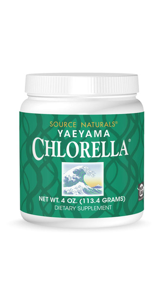 Source Naturals Chlorella from Yaeyama Powder, 4 Ounce