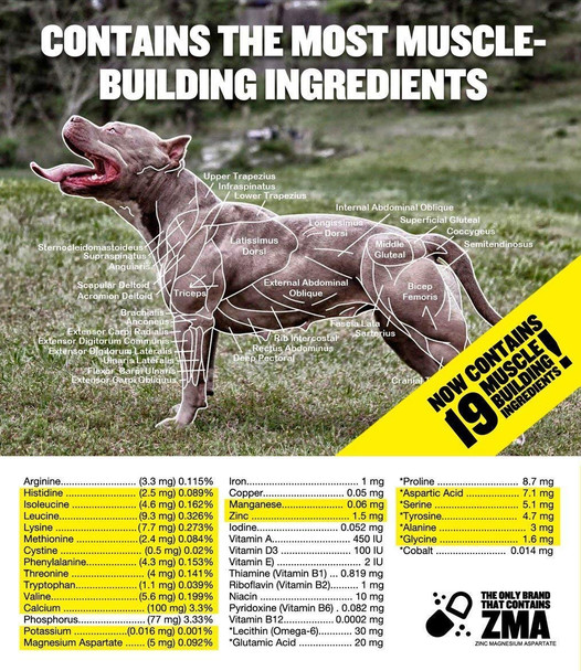 Bully Max Dog Muscle Supplement 60 Pills (60-Pills)